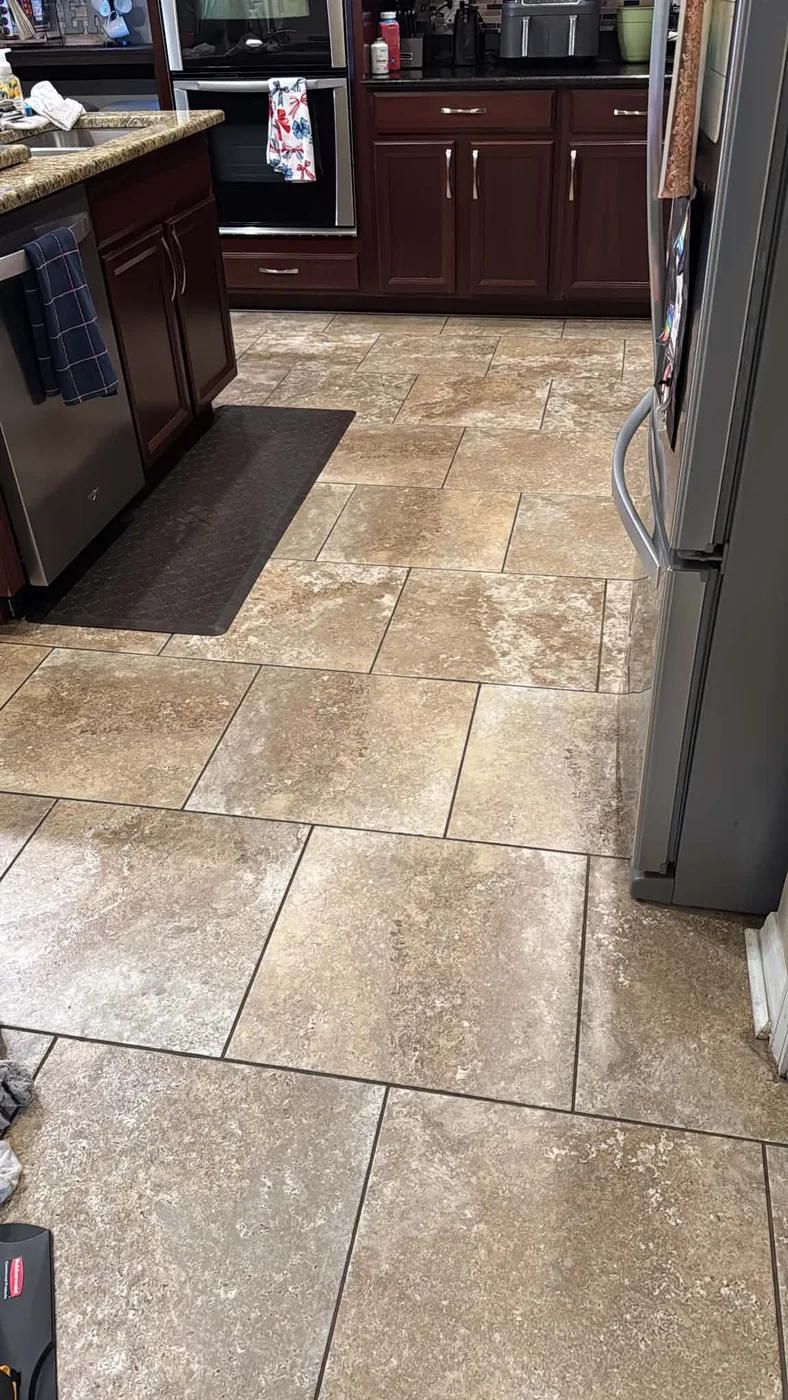 Clean tidy kitchen floor in a Tampa, FL home